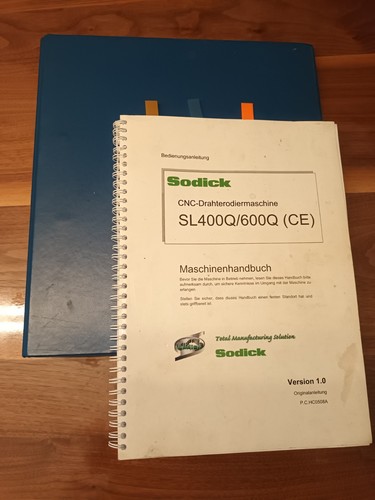 Sodick sl400q 600q maschinen - sl400q/600q, maschinen-